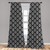 Ambesonne Damask Window Curtains, Classic Timeless Foliage Leaves with Victorian Inspired Swirls and Curls, Lightweight Decor 2-Panel Set with Rod Pocket, Pair of - 28" x 63", Grey Black and White