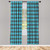 Ambesonne Plaid Window Curtains, Lumberjack Fashion Buffalo Checks Pattern Retro Style Grid Composition, Lightweight Decorative 2-Panel Set & Rod Pocket, Pair of - 28" x 84", Grey and Sky Blue