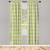 Ambesonne Plaid Window Curtains, Lumberjack Fashion Buffalo Checks Pattern Retro Style Grid Composition, Lightweight Decorative 2-Panel Set & Rod Pocket, Pair of - 28" x 84", Coconut and Lime Green