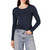 Amazon Essentials Women's Long-Sleeve Lightweight Crewneck Sweater (Available in Plus Size), Navy, Medium