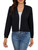 Cropped Cardigan Sweaters for Women: Lightweight Knit Cardigans Black Long Sleeve Cardigan Open Front Cardigan Fall 2023