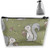 Forest Squirrel Squirrels with Leaves Makeup Bag for Purse Travel Makeup Pouch Mini Cosmetic Bag for Women Girls