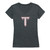 Troy University Trojans Womens Cinder T-Shirt Heather Charcoal Large