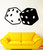 Large Wall Decal Cubes Dice Gambling Luck Casino Mural Vinyl Decal (ed323) Dark Blue Large Wall Decal Cubes Dice Gambling Luck Casino Mural Vinyl Decal (ed323) Dark Blue