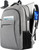 Laptop Backpack, Travel Laptop Backpack, TSA Anti Theft Durable College Computer Backpack with USB Charging Port, Water Resistant Business Work Bag Fits 15.6 Inch Laptop, Gifts for Men & Women, Grey