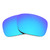 Revant Replacement Lenses Compatible With Maui Jim Red Sands MJ432, Non-Polarized, Ice Blue MirrorShield