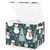 RunningBear Snowman Winter Christmas Large Storage Bins with Lid Collapsible Storage Bin Toy Bins Foldable Fabric Cube for Closet Shelf Car