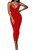 PRIMODA Women's Sexy Neon Asymmetrical Spaghetti Strap Dress Deep V-Neck Sleeveless Bodycon Midi Club Dress(Red S) PRIMODA Women's Sexy Neon Asymmetrical Spaghetti Strap Dress Deep V-Neck Sleeveless Bodycon Midi Club Dress(Red S)