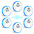 6 Packs Ultrasonic Pest Repeller, Lickoon Electronic Pest Repellent Plug in Indoor Pest Control for Insect, Roaches, Mice, Spider, Ant, Bug, Mosquito Repellent for House Garage Warehouse Office Hotel