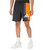 adidas Men's Pro Madness 3.0 Basketball Shorts, Black/Bright Orange, Small