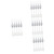 iplusmile 40 Pcs Shoe Rack with Hook Slippers Sneakers Double Hook Shoe Rack Laundry Room Hanging Rack Over The Door Drying Rack Shoe Display Hook Shoe Hanger Organizer Plastic Simple Bike