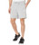 adidas Men's Essentials French Terry 3-Stripes Shorts, Medium Grey Heather