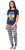 INTIMO Scooby-Doo Womens' Ruh Roh I Woke Up Like This Jogger Sleep Pajama Set (X-Large) Multicolored