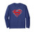 Superman Hardcore Noir Shield Long Sleeve T-Shirt