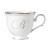 Lenox Federal Platinum Script Monogram Dinnerware Teacup, B