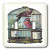 3dRose LSP_43716_2 Pink n Blue Birds in Victorian Cage Toggle Switch