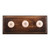 Indian Shelf Kids Wall Hooks for Hanging | White Hooks for Coats on Wall | Wood Triple Hook | Crackle Wall Mounted Coat Hook | Wall Coat Rack Modern [10.16 cm]