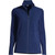 Lands' End Womens Full Zip Fleece Jacket Deep Sea Navy Regular Medium