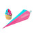 Restaurantware Pastry Tek Clear Plastic Pastry Piping Bag - Dual Color - 18" - 100 count box