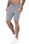 GINGTTO Mens Slim Fit Shorts 9" Inseam Stretch Chino Short Pants (40,Grey Plain)
