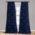 Ambesonne Geometric Curtains, Scribble Art Style Circles Ring Shapes on Dark Background, Window Treatments 2 Panel Set for Living Room Bedroom, Pair of - 28" x 95", Blue Violet Pale Blue