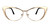 Zeelool Oversized Cat Eye Blue Light Blocking Glasses for Women Metal Eyewear Ellen VFM0176-02 Gold