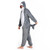 OLAOLA Adult Shark Onesie, Unisex Animal Onesies, Plush Cosplay Pajamas, One Piece Sleepwear Halloween Costume