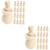 ibasenice 40 Pcs Wooden Man DIY Graffiti Dolls Wooden Angel Dolls DIY Painting Dolls Wooden People Blank Wooden Dolls Wooden Peg People Kidcraft Playset Peg Dolls Lotus Tree Manual Child
