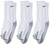 Unisex Nike Everyday Max Cushion Crew Training Sock (3 Pair) (White, Small)