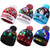 Geyoga LED Christmas Sweater Hat Light up Xmas Beanie Knitted Cap Unisex Winter Hat (Classic Style, 6 Pcs) Multicoloured