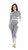 NihiQ 2 Piece Workout Sets for Women Seamless Crop Top and High Waist Leggings Activewear Yoga Gym Outfit (WHITE, L)