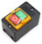 HEPUP Waterproof Push Button Switch Power On/Off Switch KAO-5/BSP210F-1B 10A 380V for Cutting Machine Bench Drill Switch (Color : Black)