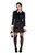 Dreamgirl Women's Friday Velvet Dress Halloween Costume, Black/White, X-Large Dreamgirl Women's Friday Velvet Dress Halloween Costume, Black/White, X-Large