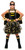 Rubie's Girl's DC Batgirl Tutu Dress with Cape and Mask, Medium