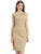 Allegra K Women's Sheath Dress Striped Work Office Sleeveless Bodycon Pencil Dresses Medium Apricot