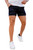 GINGTTO Mens Slim Fit Shorts 5" Inseam Stretch Chino Short Pants (34,Navy Blue)