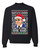 Wild Bobby Santas Coming That's What She Said Michael Scott Ugly Christmas Sweater Unisex Crewneck Graphic Sweatshirt, Black, Small