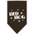 Mirage Pet Products Bed Hog Screen Print Bandana for Pets, Large, Cocoa