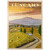 Tuscany - Val D'Orcia, Vintage Travel Poster - Premium 500 Piece Jigsaw Puzzle for Adults