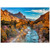 View of Watchman Mountain and The Virgin River in Zion National Park in The Southwestern United States, Near Springdale, Utah, Arizona - Premium 500 Piece Jigsaw Puzzle for Adults