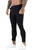 GINGTTO Mens Cropped Pants Ankle Length,Skinny Chinos Pants Men Stretch Tapered Black Twill 34x28