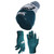 Ultra Game Standard CORE Fan HAT Gloves Set, Team Color 2, One Size