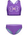 Under Armour Girls' Two-Piece Bikini Set, Grape SP22, 12