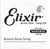 Elixir Strings Acoustic Phosphor Bronze Guitar String NANOWEB Coating, .026