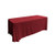 LA Linen Polyester Poplin Rectangular Tablecloth, 90" x 156", Cranberry