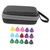 Totority 4 Sets Pick Storage Bag Celluloid Guitar Picks Bass Guitar Accessories Guitar Pick Bag Guitar Picks for Electric Guitar Plectrums with Case Guitar Bag Acoustic Sampler Eva Ukulele