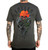 Sullen Men's Rose Premium Short Sleeve T Shirt Charcoal Gray 4XL