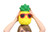Curious Minds Busy Bags 1 Jumbo Pineapple Squishy Slow Rise Foam Fruit - Cute Scented Sensory, Stress, Fidget Toy Squishy Slow Rise Foam