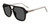 Steve Madden Women's Female Sunglasses Style Jace Rectangular, Black/Crystal Clear/Solid Smoke, 56mm, 19mm