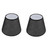 DOITOOL 2pcs Woven Lampshade Woven Light Cover Ceiling Light Shade Lamp Shade Cover Rattan Lampshade Lamp Cover Table Lamp Shades Lampshade for Table Lamp Clip Leather E27 Chandelier Shade